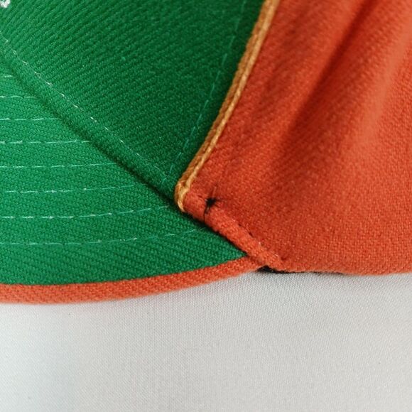 Black Yankees Negro Leagues Baseball Hat Orange/Green J‑HEAD L/XL - Picture 3 of 8